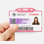 Pink Biodegradable Open Face Card Holders - Landscape format - Single Sided - YA302-L-PK - Pack of 100