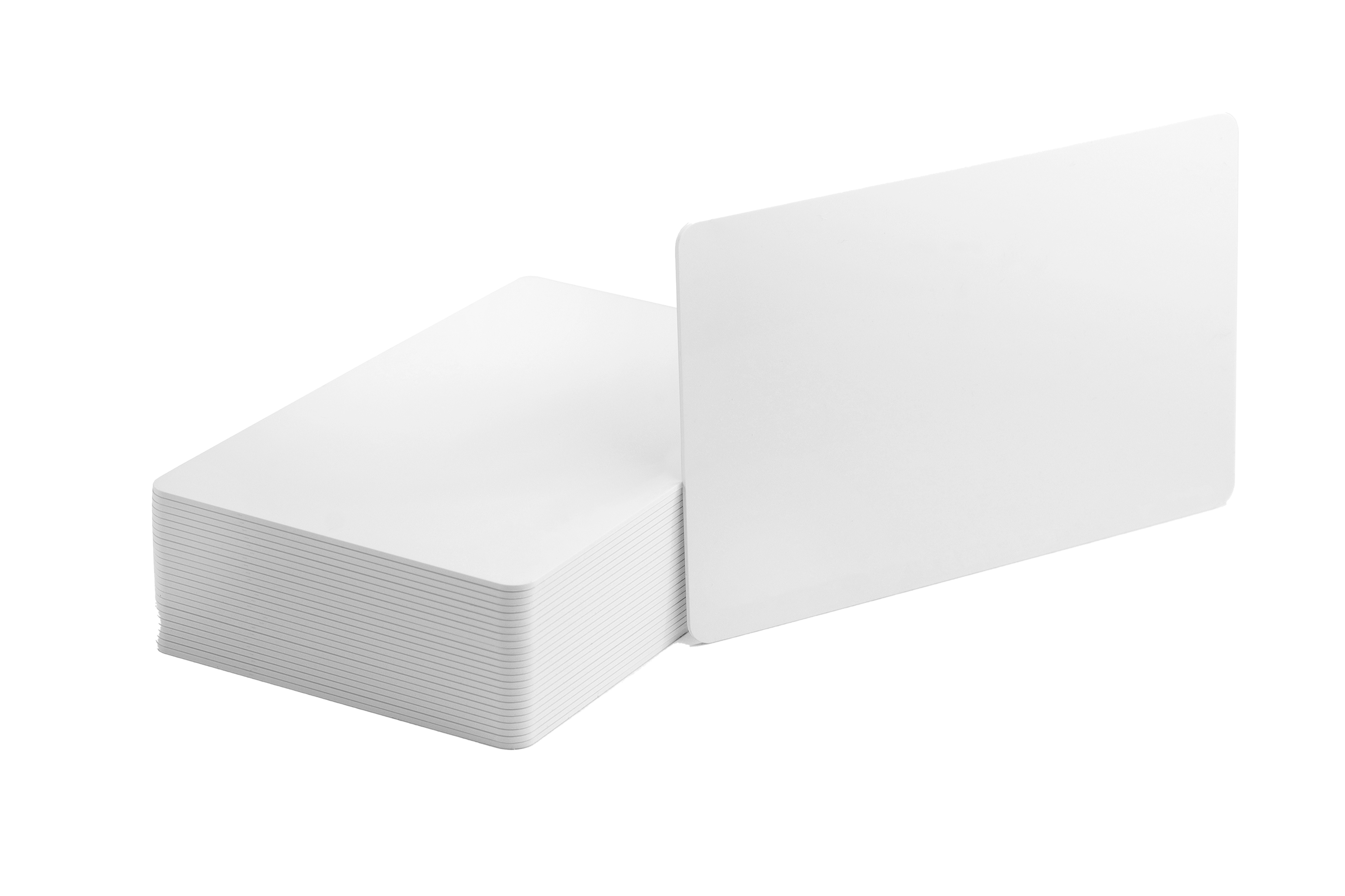 blank card stack